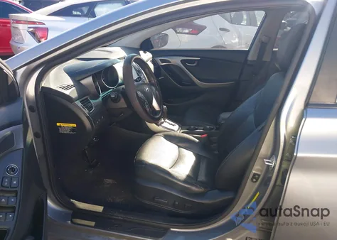 2013 Hyundai Elantra Limited from USA, damaged, VIN KMHDH4AEXDU884308